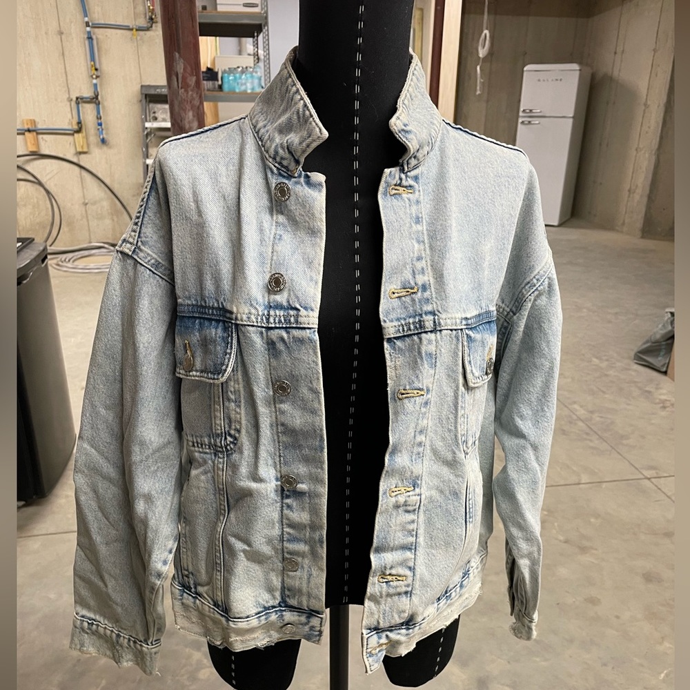 NWT H&M denim jacket- oversized fit